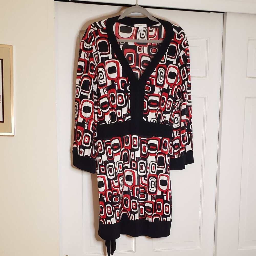 Women's Geometric Print Tunic Size 2X